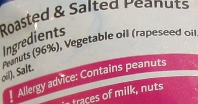 bag of peanuts